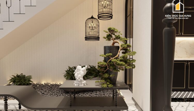 12436. 3D Indochine Living Room – Kitchen Interior Model Download By Bao An