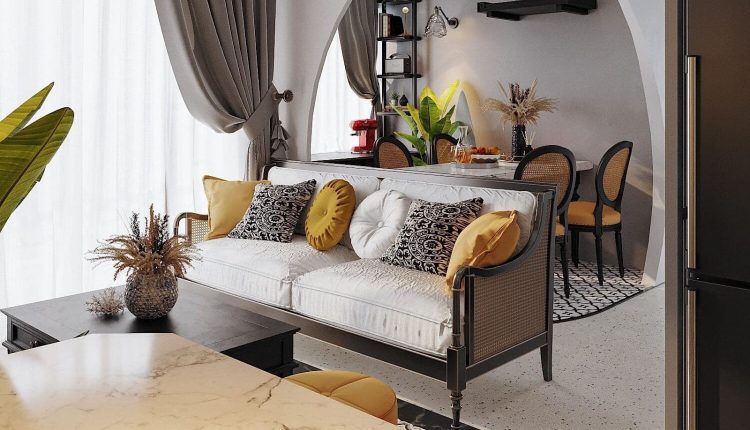12464. 3D Indochine Apartment Interior Model Download By Nguyen Thi Hong Nhung