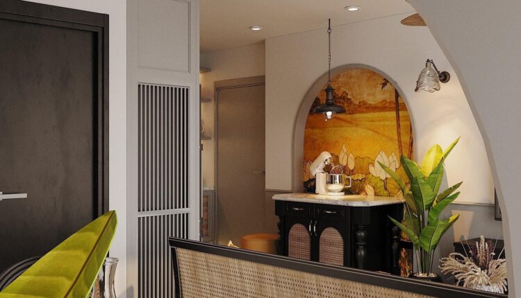 12464. 3D Indochine Apartment Interior Model Download By Nguyen Thi Hong Nhung