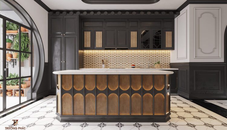 12465. 3D Indochine Living Room – Kitchen Interior Model Download By Tuan An
