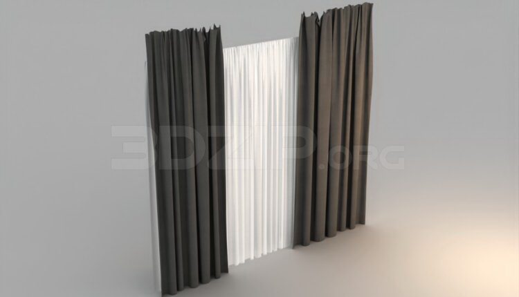 521. Download Free Curtains Model By Viet Long Lee