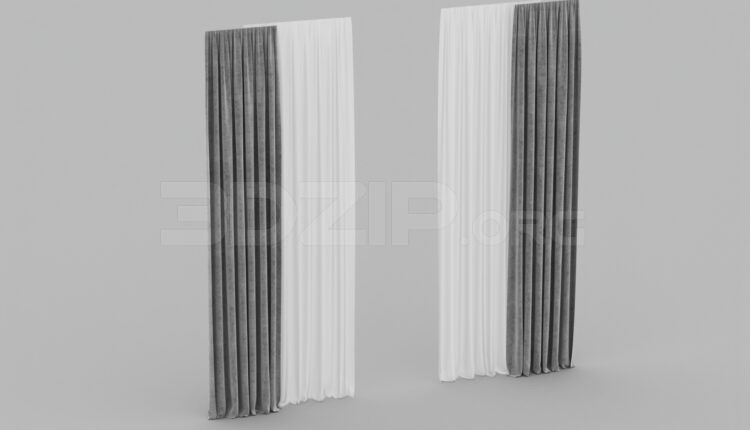 536. Download Free Curtains Model By Phong Mai