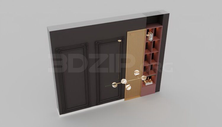 1017. Download Free Wall Decor Model By Huy Hieu Lee