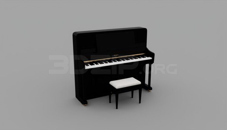 1029. Free 3D Piano Model Download