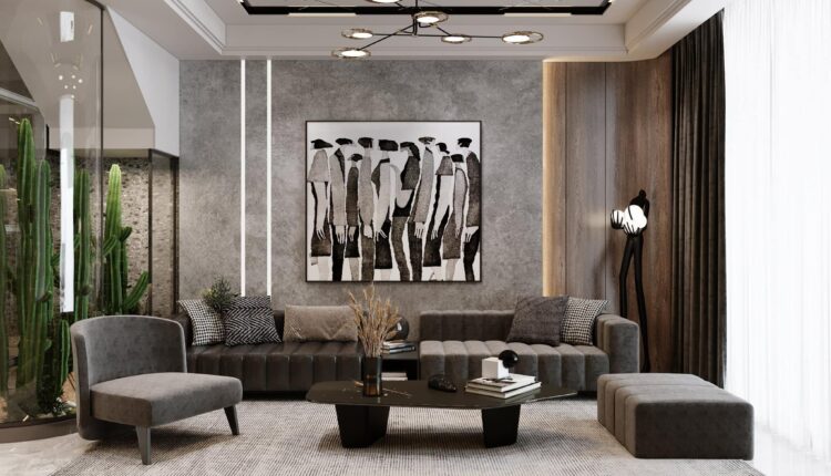 12514. Free 3D Living Room Interior Model Download by Nguyen Thanh Huong