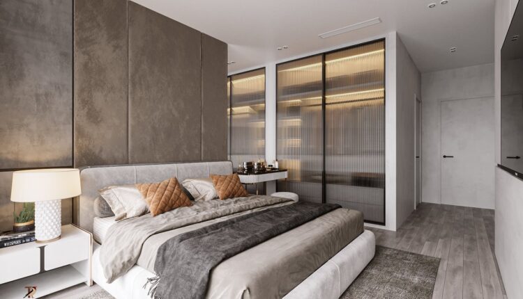 12532. Free 3D Bedroom Interior Model Download by Tuan An