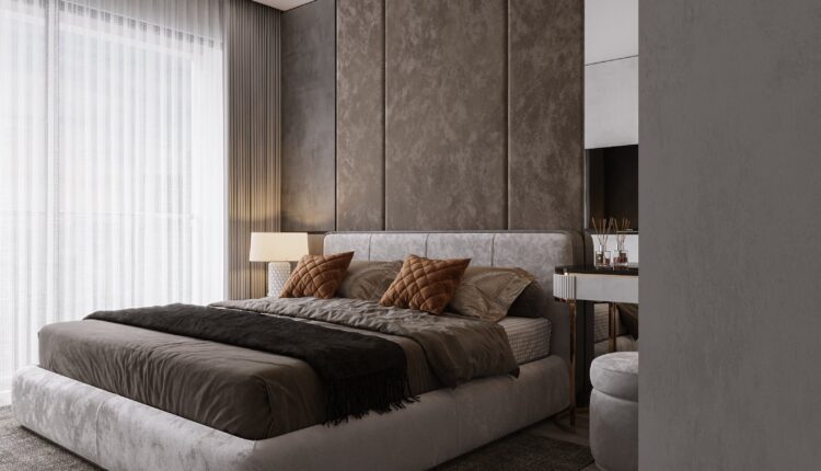 12532. Free 3D Bedroom Interior Model Download by Tuan An