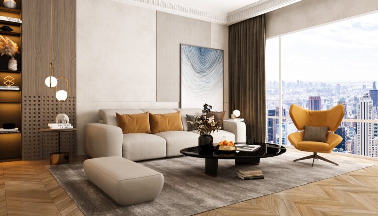 12535. Free 3D Living Room Interior Model Download by Hoang Gia