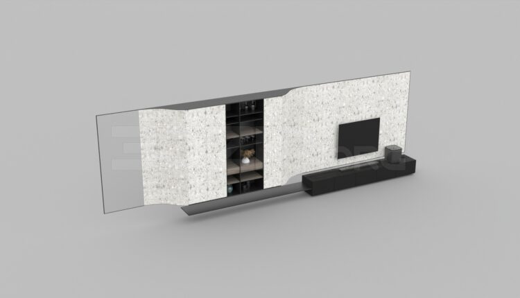 871. Download Free Wall TV Model By Tran Nghia