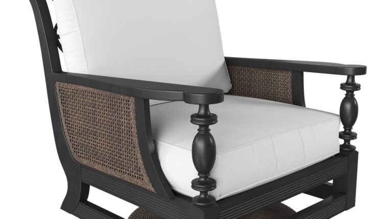 Download Free 3D Hemingway Swivel Rocker Lounge Chair Model By Nguyen Minh Khoa
