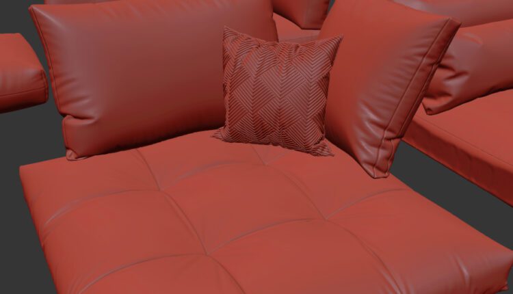 Download Free 3D Pillow, Cushion Model By Nguyen Minh Khoa
