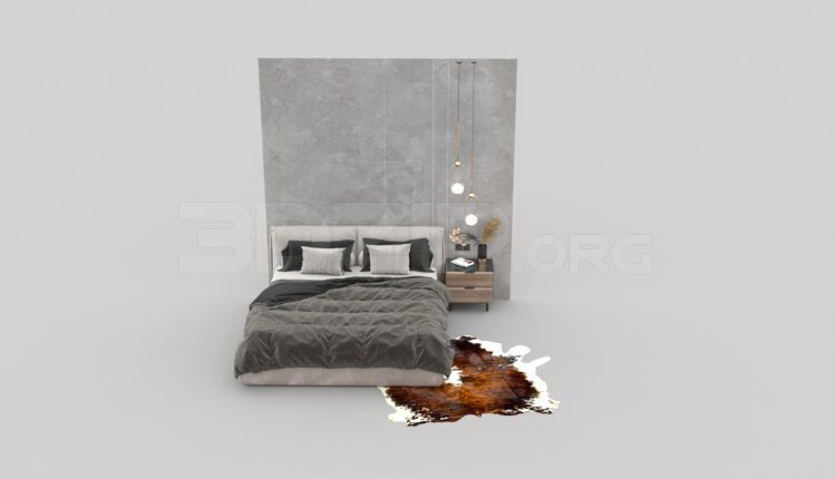 1234. Download Free Bed Model By Brian Vu