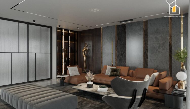 12590. Free 3D Living Room- Kitchen Interior Model Download by Bao An