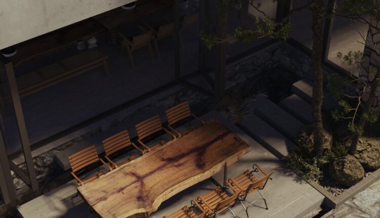 12595. Free 3D Villa Exterior Model Download by Nguyen Hong Quan