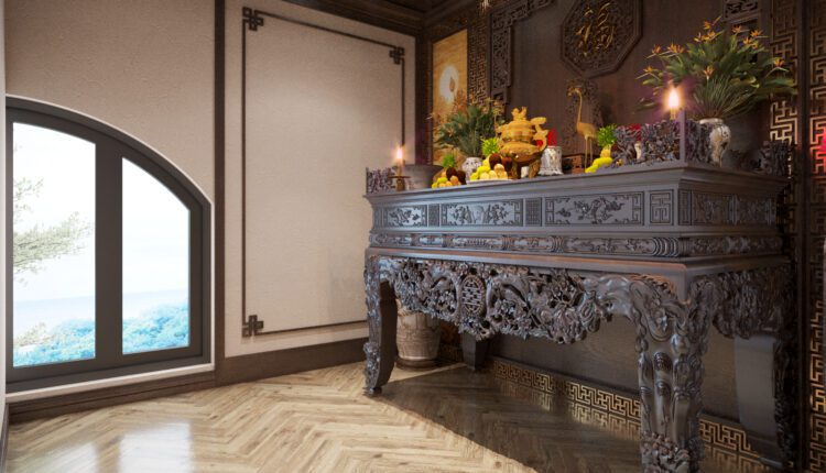 12606. Download Free 3D Indochine House Interior Model by Tran Thanh