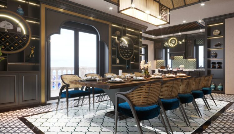 12607. Download Free 3D Indochine Kitchen Room Interior Model by Tran Thanh