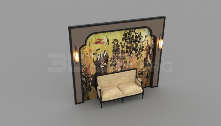 1301. Download Free Sofa Model By D3 studio