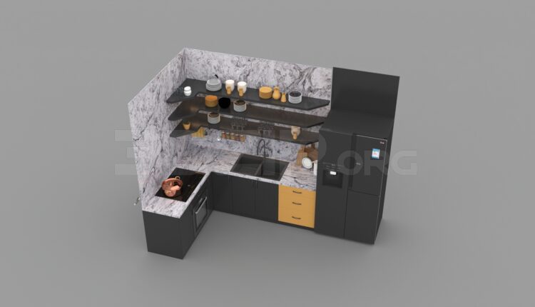 1388. Download Free Kitchen Model By Thuy Duong