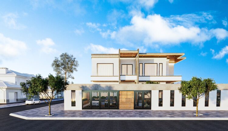 12664. Free 3D Garden Villas Exterior Model Download by Tran Nguyen