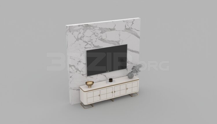 1637. Download Free TV Cabinet Model By Huy Hieu Lee