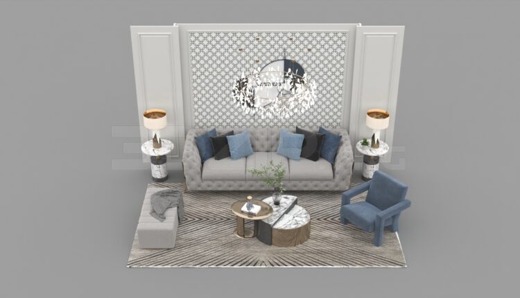 1643. Download Free Sofa Model By Huy Hieu Lee