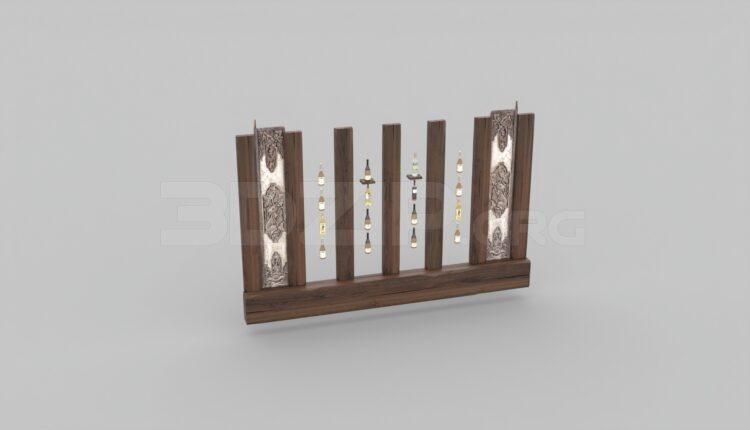 1800. Download Free Wine Cabinet Model By Hoang Tung