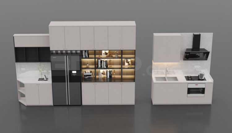 1986. Free 3D Kitchen Model Download