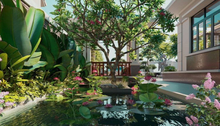 12704. 3D House Exterior Model Download By Nguyen Ba Nam
