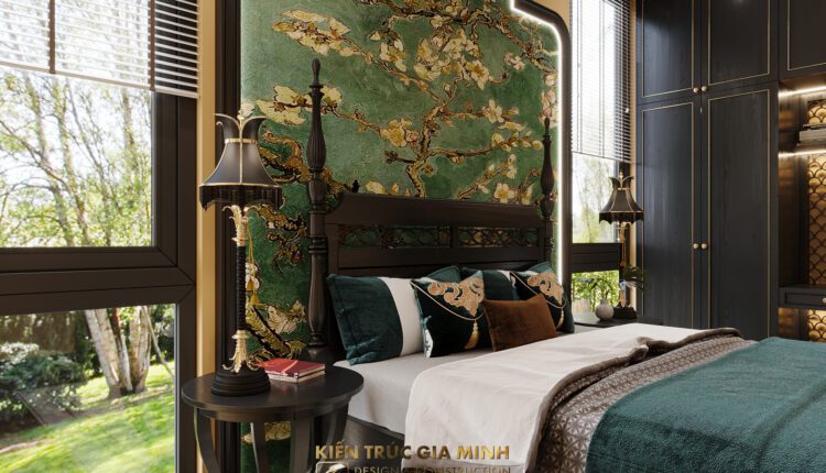 12733. 3D Indochine Bedroom Interior Model Download