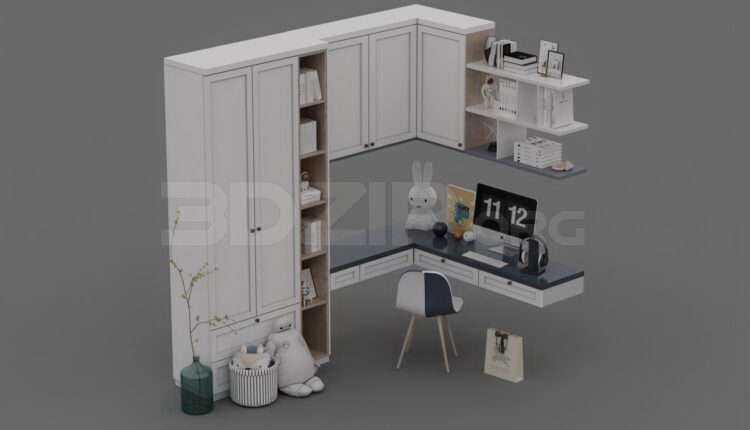 2254. Download Free Desk Model By Huy Hieu Lee