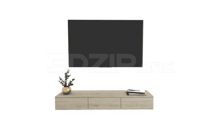 2354. Download Free TV Cabinet Model By Luong Thuy