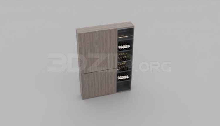 2431. Download Free Wine Cabinet Model By Nguyen Huu Cong