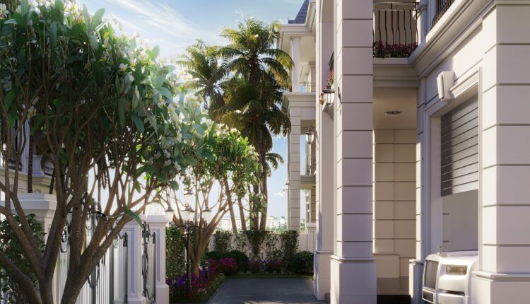 12776. Free 3D Garden Villas Exterior Model Download By Louis Nguyen