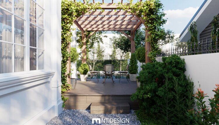 12802. 3D Garden Exterior Model Download by Pham Minh Quang
