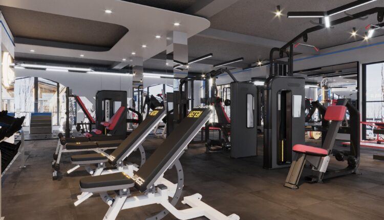 12803. 3D Gymroom Interior Model Download by Quan Le