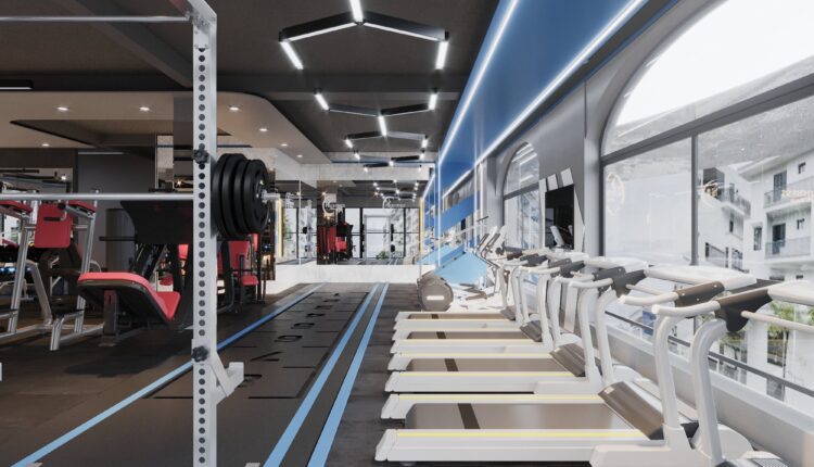 12803. 3D Gymroom Interior Model Download by Quan Le