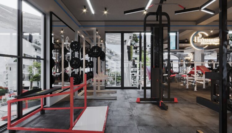 12803. 3D Gymroom Interior Model Download by Quan Le