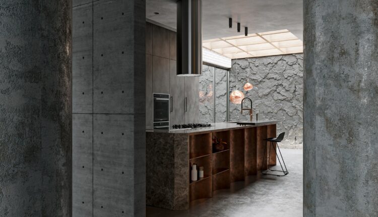12809. Free 3D Kitchen Room Interior Model Download By Ong Tho