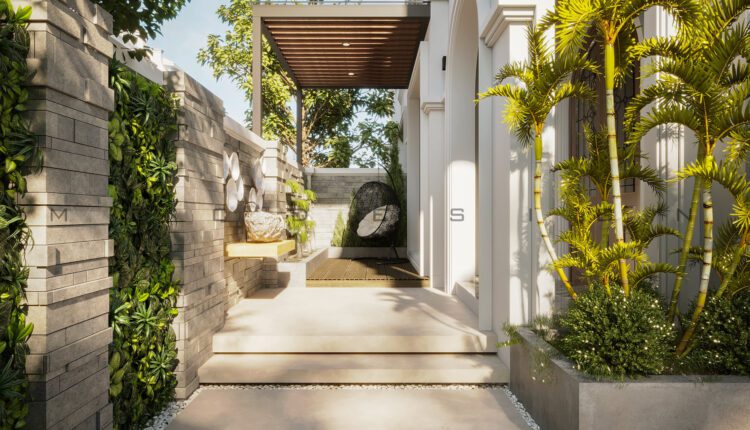 12815. Free 3D Villa Exterior Model Download by Nguyen Thanh Vuong
