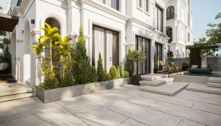12815. Free 3D Villa Exterior Model Download by Nguyen Thanh Vuong