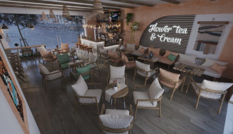 12816. Free 3D Coffee Room Interior Model Download by Hoang TK-maht