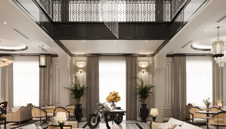 12819. Free 3D Coffee Room Interior Model Download by Quoc Tung