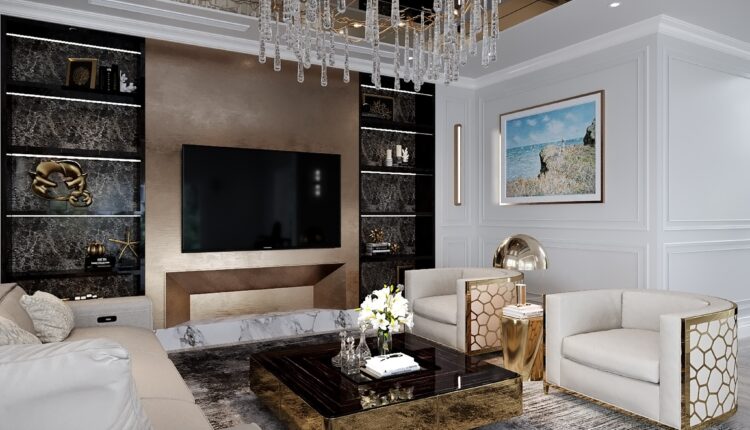 12837. Free 3D Living Room Interior Model Download by Dinh Trong