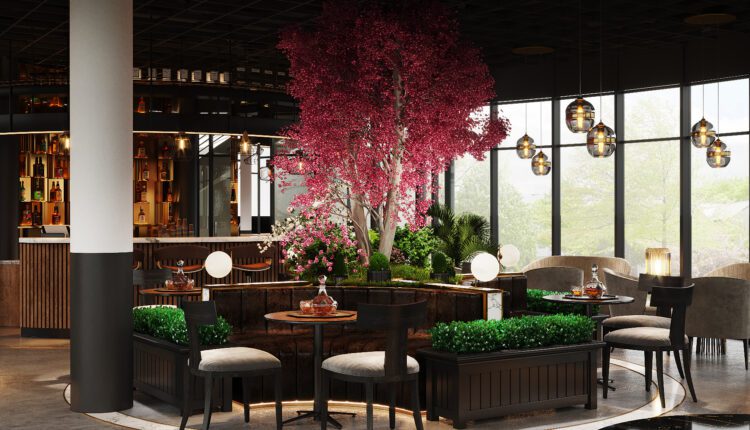 12840. Free 3D Coffee Room Interior Model Download by Xuan Dinh