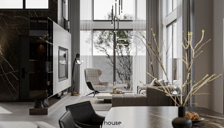 12859. Free 3D Living Room Interior Model Download by Son Tung