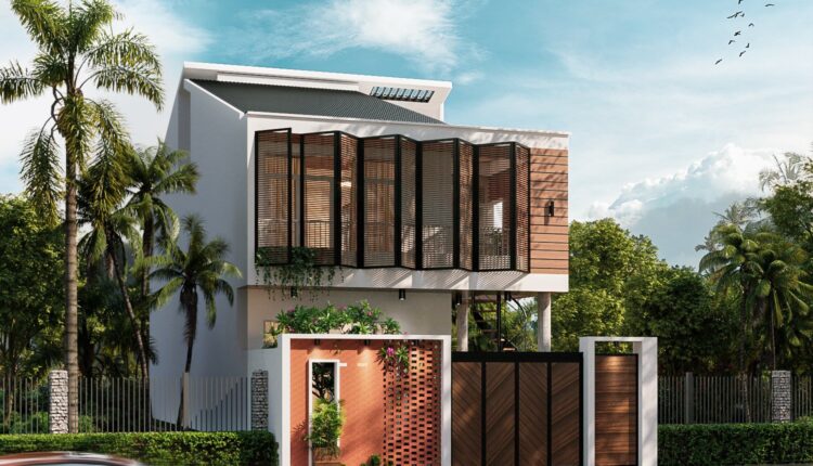 12867. Free 3D Villa Exterior Model Download by Kts Nhat Minh
