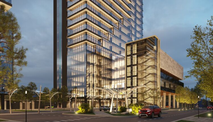 12872. Free 3D Office Tower Exterior Model Download by Vu Viet Hai