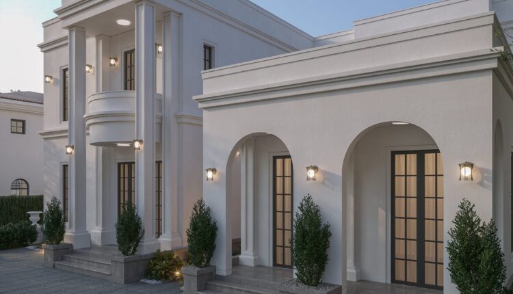 12889. Free 3D Villa Exterior Model Download by Hoang Trong Quan