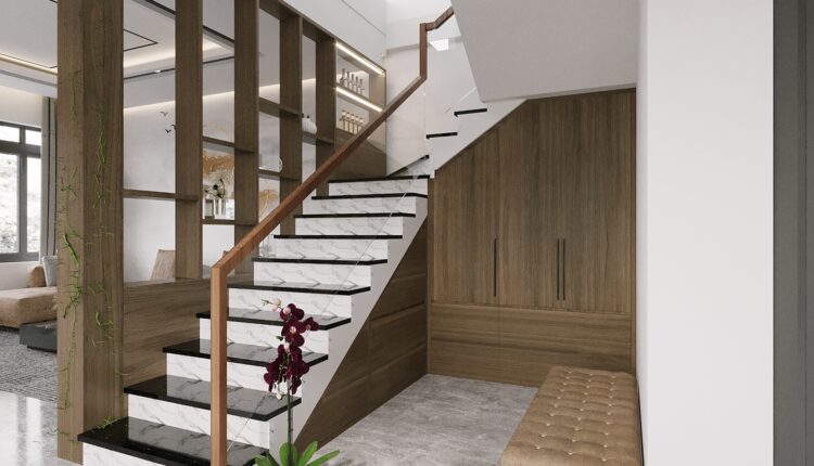 12907. Free 3D Living Room- Kitchen Interior Model Download by Pham Thanh Nhan