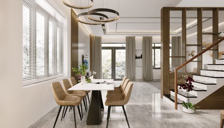 12907. Free 3D Living Room- Kitchen Interior Model Download by Pham Thanh Nhan